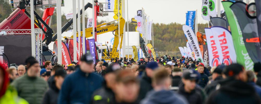 Årets upplaga av Entreprenad Live går av stapeln i Härryda nära Landvetter i Göteborg den 11–13 september. Bilden visar en tidigare upplaga när mässan var i Göteborg. 
FOTO Arkivbild/LiveBusiness Media Group