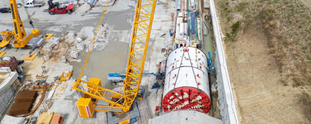 Tunneln är färdig i Italiens stora järnvägssatsning. Foto: Webuild