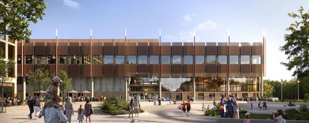 Arena Kungsbacka.Pressbild: Skanska