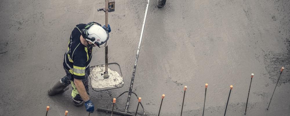 Cement och betong står för mellan 5 och 8 procent av de globala koldioxidutsläppen. Foto: Gustav Kaiser
