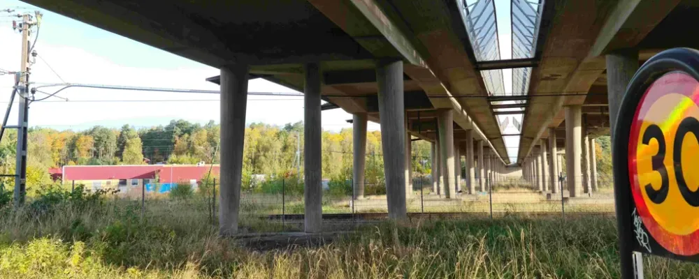 Två parallella broar vid Blommenhov i Nyköping ska bytas ut. Foto: Trafikverket