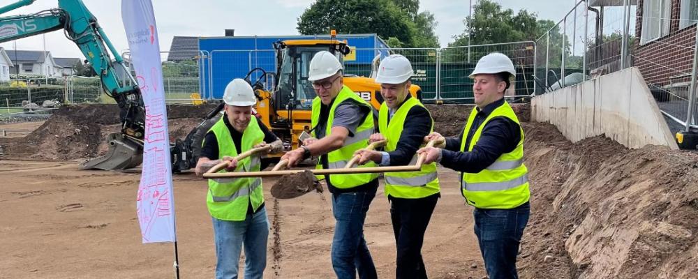 Spadtag Brf Livsglädjen i Halmstad. Pressbild: Riksbyggen