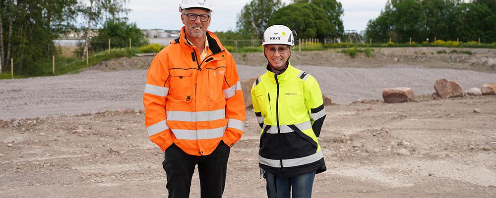 ByggDialog och Gästrike vatten tar nästa steg i projektet. Pressbild: ByggDialog