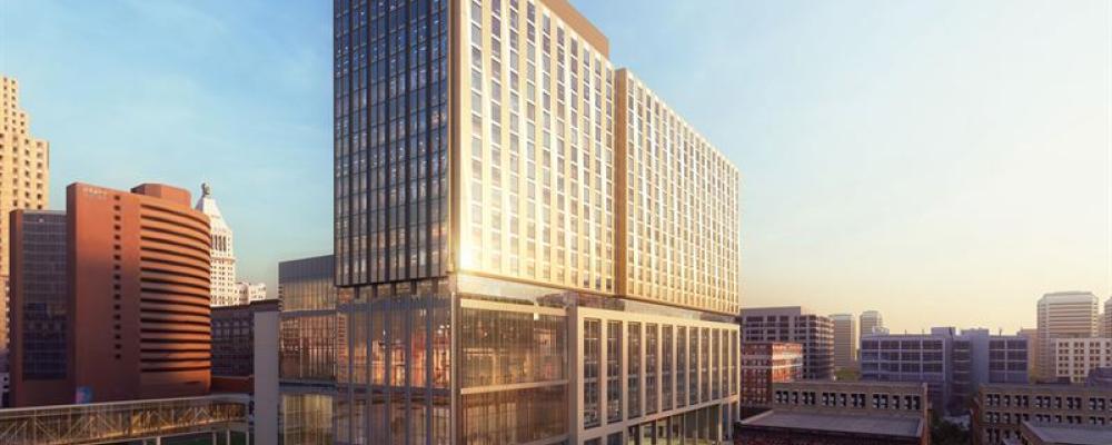 Convention Center Hotel Cincinnati. Pressbild: Skanska