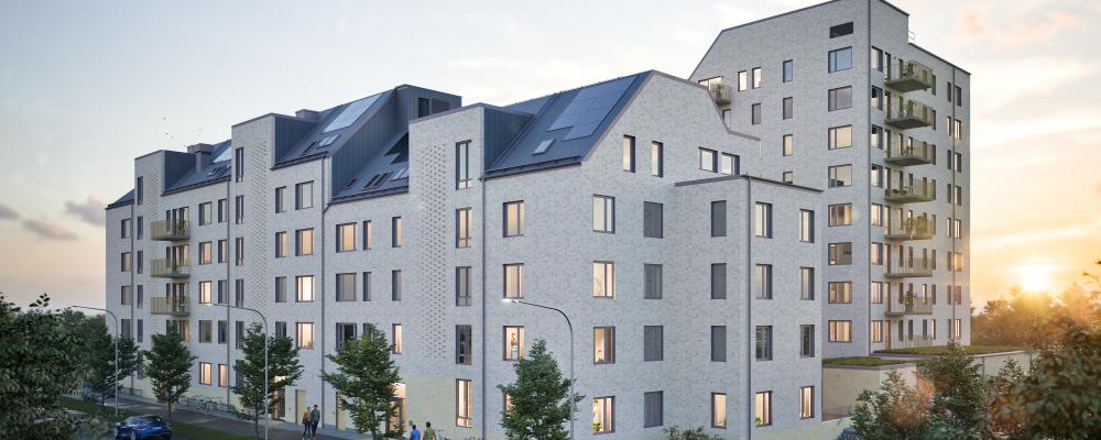 Skissbild av Cumulus.  Av: PE Teknik & Arkitektur