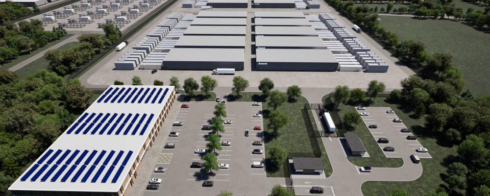 atNorths DEN02-campus i Jylland, Danmark är första steget, fler megacenter planeras i Finland och Sverige.