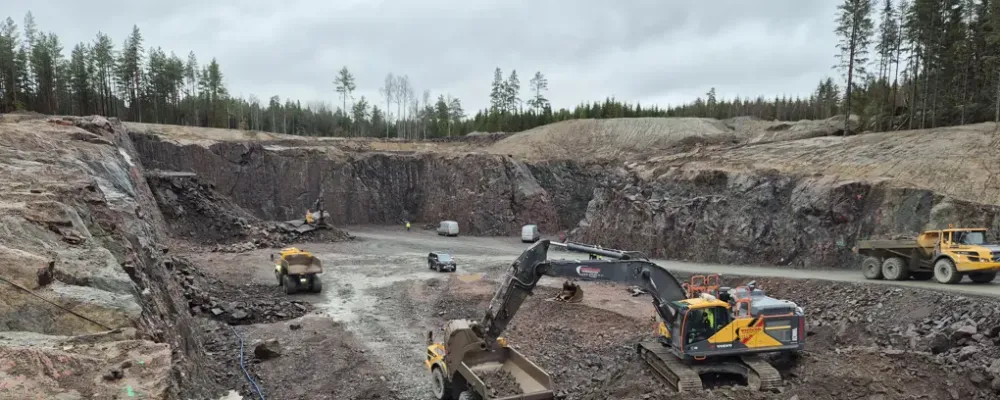Arbetet med tunneldrivningen kommer att pågå i flera år. Foto: Trafikverket