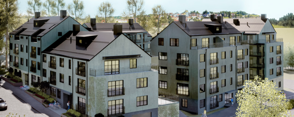 Realy Bostad har förvärvat en byggrätt för 119 hyresbostäder i Barkarby Villastad i Järfälla.  Pressbild: Realy Bostad