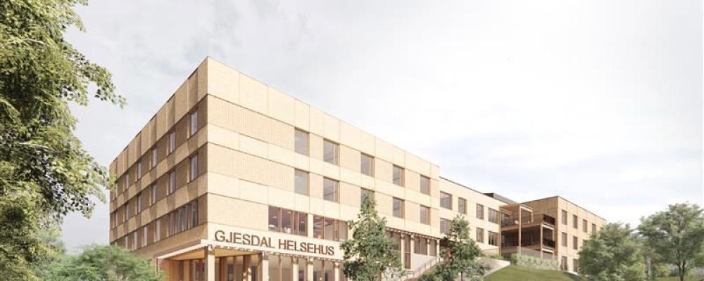 Gjesdal hälsocenter. Pressbild: Skanska