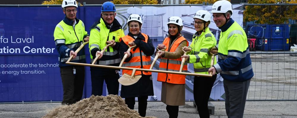 Alfa Laval har gett MVB i uppdrag att uppföra ett nytt center för innovation och utveckling i Lund. Pressbild: MVB Bygg