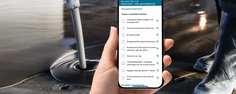 Den nya funktionen har tagits fram av arbetsgruppen GAGG. Foto: Golvbranschen