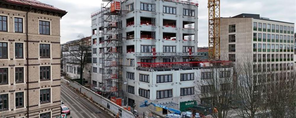 Handelshögskolan. Pressbild: Peab