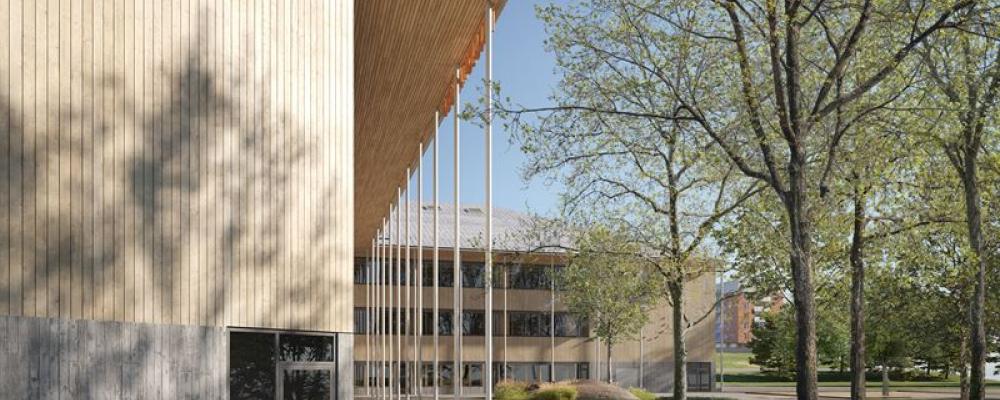 Huvudstaskolan. Pressbild: Peab