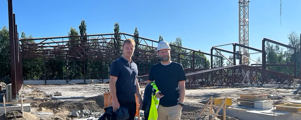 Jonas Sandlund och Erik Larsson. Foto: Piteå kommun