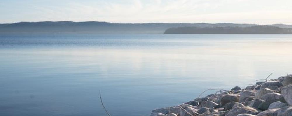 Vy från Vätterstranden. Foto: Jönköpings kommun