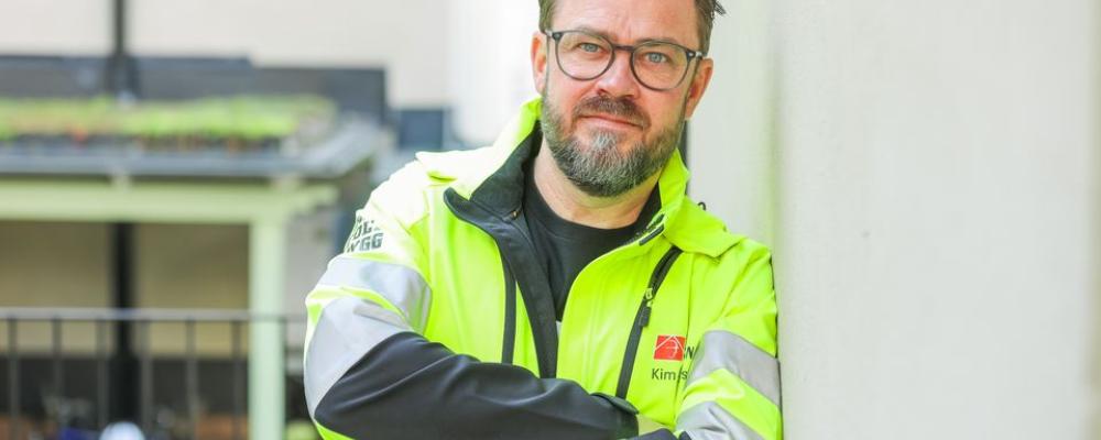 Kim Söderström, Byggnads förbundsordförande. Foto: Terese Perman