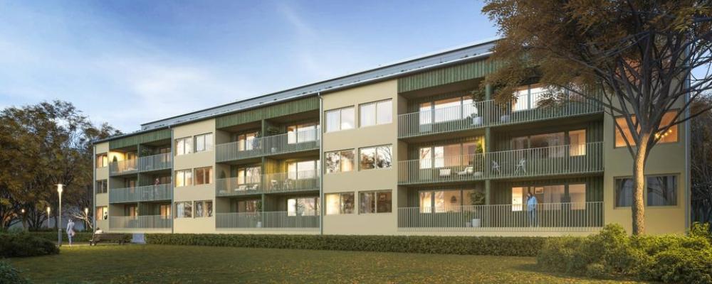 Koppargården 27 i Landskrona. Illustration: MTA Bygg och Anläggning