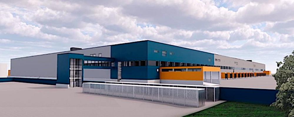 Onninens nya logistikcenter i Hyvinge. Under hösten 2025 fylls hyllorna med produkter. Foto: Onninen