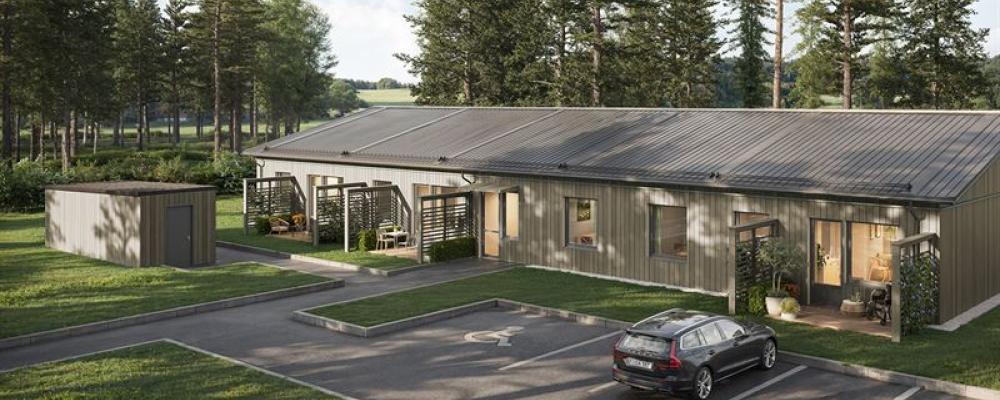 Parmaco bygger LSS-boende åt Sundsvalls kommun. Pressbild: Parmaco