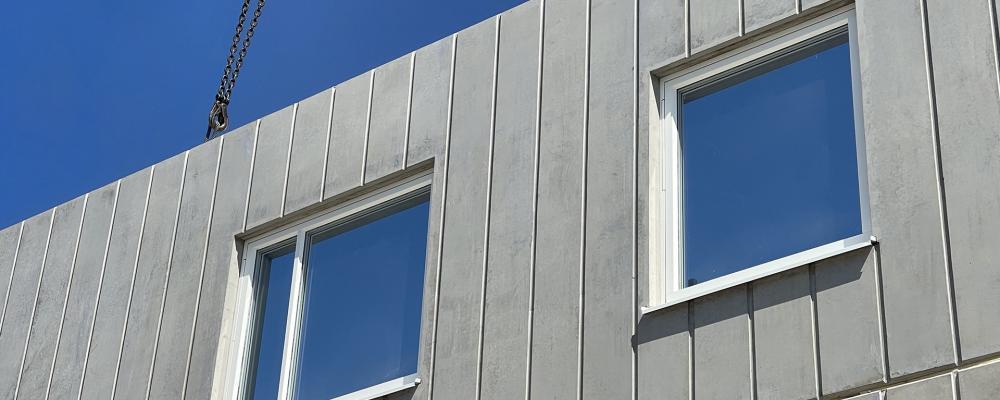 Massiv betongvägg. Pressbild: Thomas Concrete Group