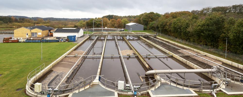 Viborgs centrala reningsverk på Jylland Foto: Anette Roien