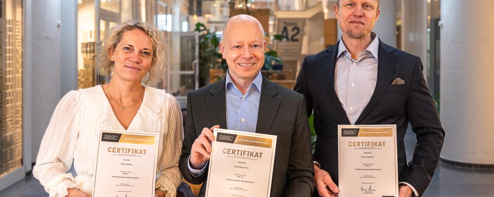 Certifierad Expert Säkerhetsskydd är en oberoende tredjepartscertifiering som verifierar kompetens och erfarenhet hos yrkesroller som arbetar med säkerhetsskydd. Foto: Anders Modin