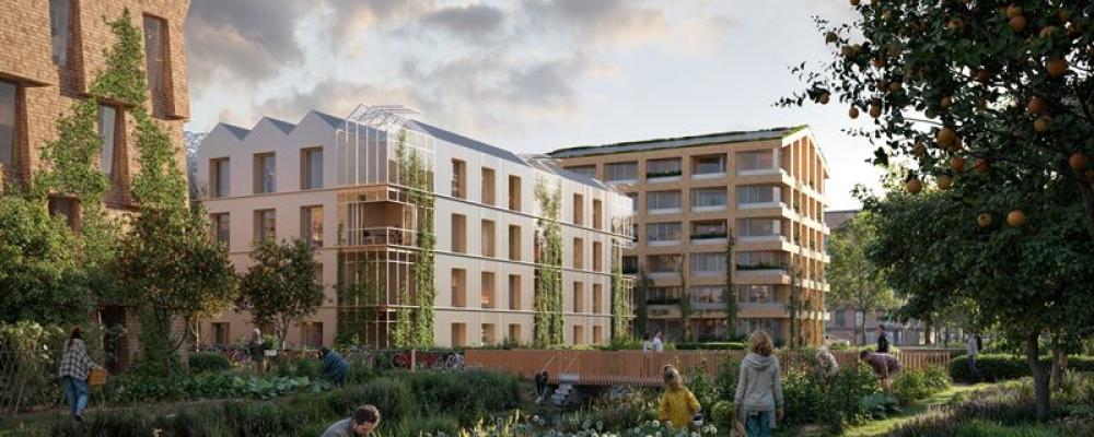 Hoofddorp utanför Amsterdam. Pressbild: White Arkitekter