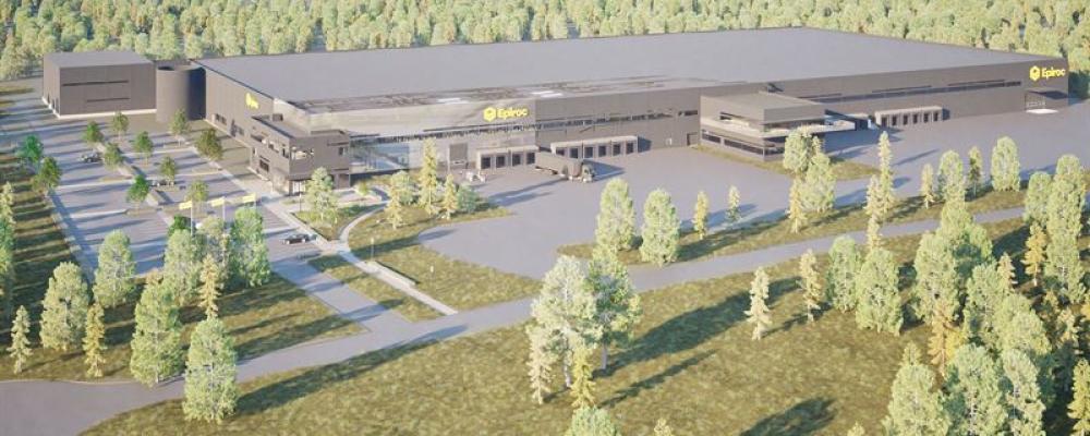 Illustration: Epiroc Distribution Center