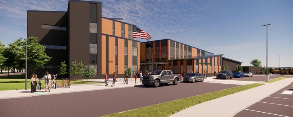 Pacific Middle School. Pressbild: Skanska