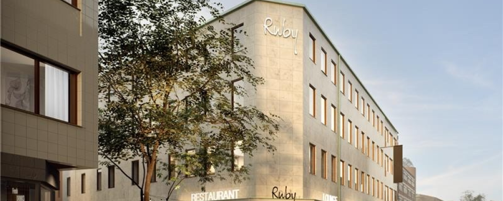 Ruby Hotel. Illustration: Kaminsky Arkitektur