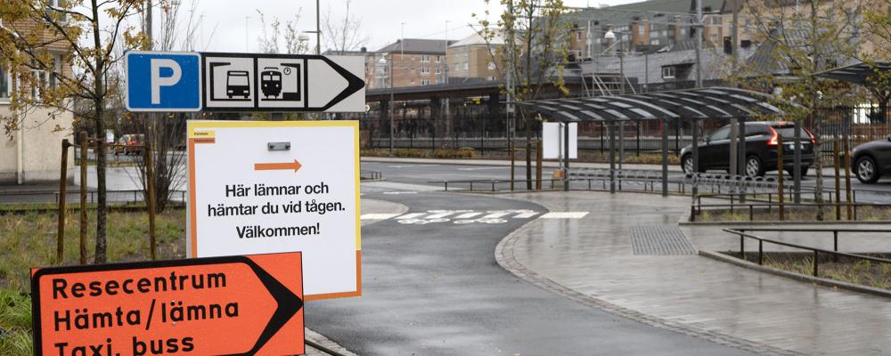 Karlstad Resecentrums södra sida invigs ett halvår före tidsplanen. Foto: Infrakraft