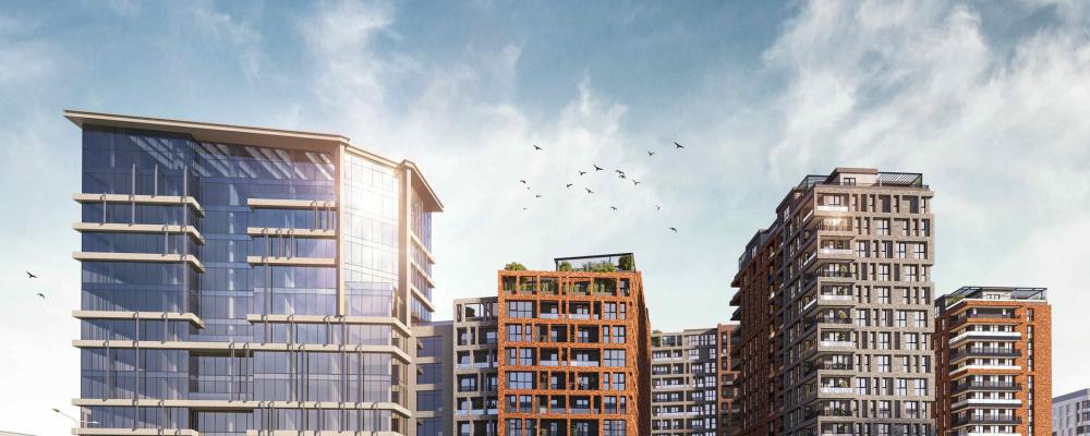 Stellar Residence i Tasjkent omfattar sju byggnader med bostäder, kontor och kommersiella lokaler. Foto: ONIRO Group