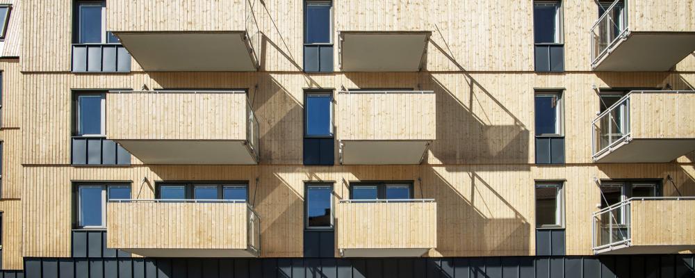 Trähuset i Sävja, LINK Arkitektur.  Av: Sebastian Lindqvist
Upphovsrätt: LINK Arkitektur
