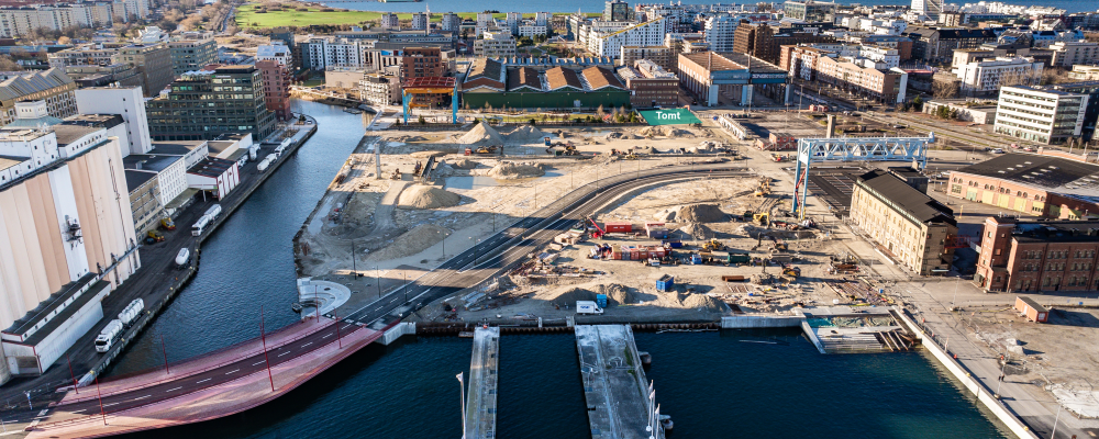 Översikt Varvsstafen. Foto: Peab