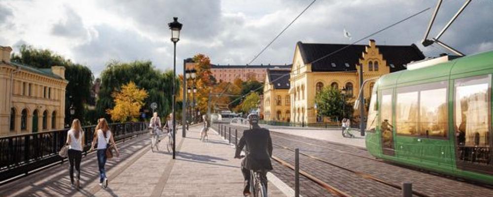 Efter en period av överklaganden är nu avtalet för huvudentreprenaden för spårvägen tecknat och klart. Illustration: White