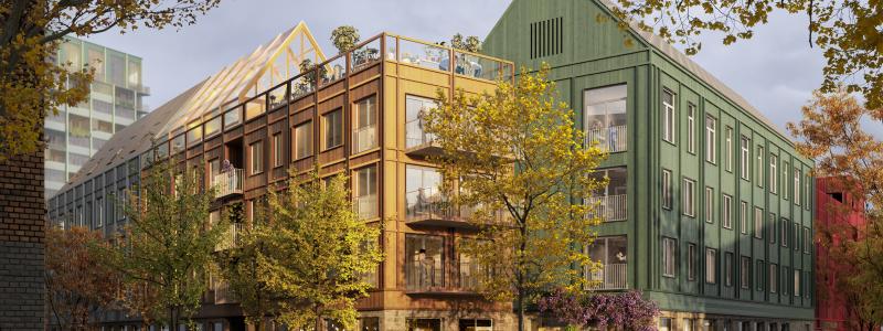 "R﻿iksbyggens förslag väver samman innovation, stadsmässighet och hållbarhet på ett väldigt bra sätt" säger Magnus Lindoffsson, projektledare för Pottholmen på Karlskrona kommun. Bild: FOJAB