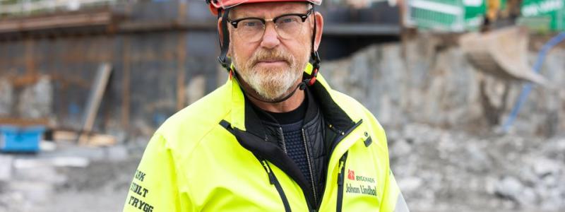 Johan Lindholm, förbundsordförande Byggnads