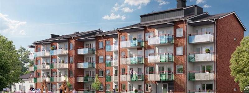 180 miljömärkta lägenheter i Skelleftehamn.