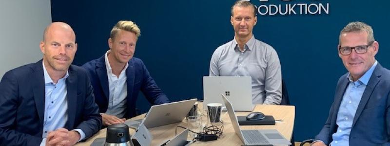 VD-gruppen i Svensk Husproduktion AB 2022. Foto: Svensk Husproduktion