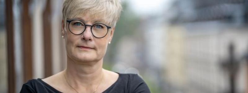 Hyresgästföreningens förbundsordförande Marie Linder. Foto Filippa Ländin