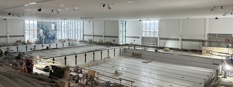 50-meters bassängen. Foto: Uddevalla kommun