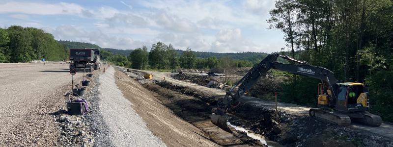 Vägslänter 27 maj. Foto: Trafikverket
