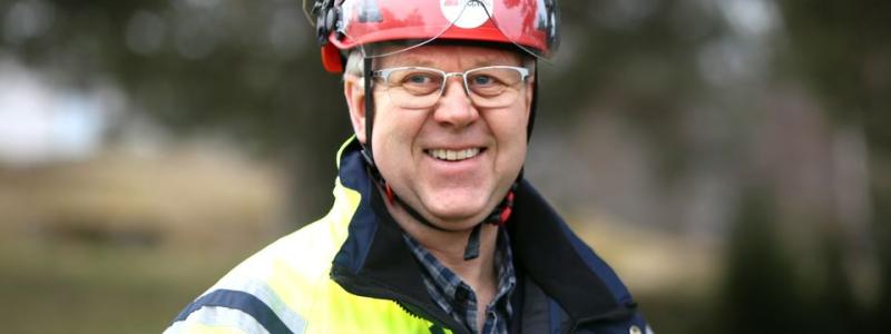 Ulf Kvarnström, arbetsmiljöansvarig Byggnads. Foto: Byggnads