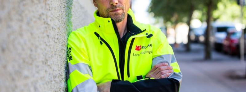 Lars Hildingsson, tf förbundsordförande Byggnads Pressbild: Byggnads