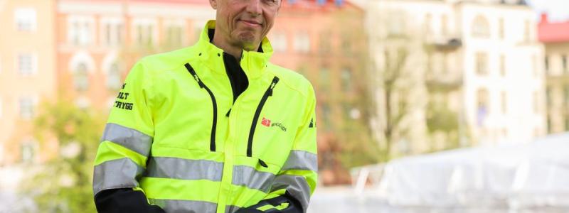Torbjörn Hagelin, Byggnads avtalssekreterare. Foto: Byggnads