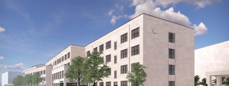 Så här kan Malmö Citadellsgymnasium se ut. Illustration: Här!