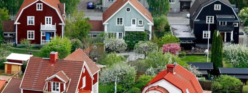 Villaområde sommar Photo: Istockphoto