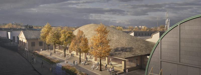Wisdome Stockholm - en upplevelsearena för 3D visualiseringar av vetenskap. BIld: Elding Oscarson