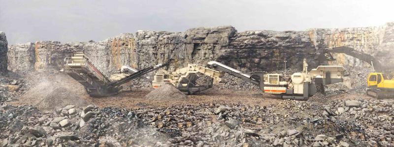 Behovet av effektiv stenbearbetning växer globalt, särskilt i samband med storskaliga byggprojekt och gruvverksamhet. Foto: Metso