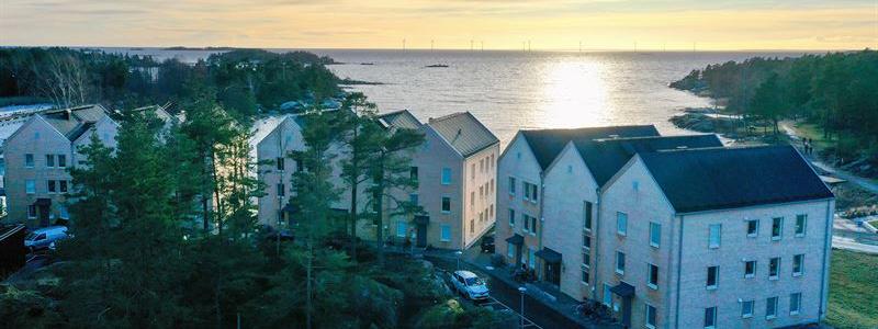 Peab Bostadsprojekt Hamnutsikten på Hammarö. Foto: Peab